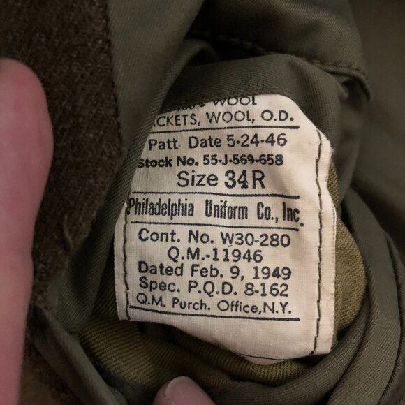 wool jacket, vintage new condition - Picture 14 of 16